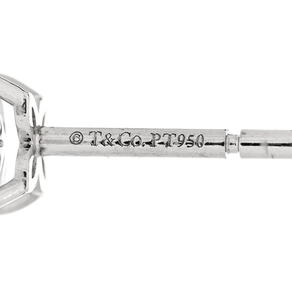 Tiffany Platinum Diamond .19ct Mini Victoria Earrings 4 of 4