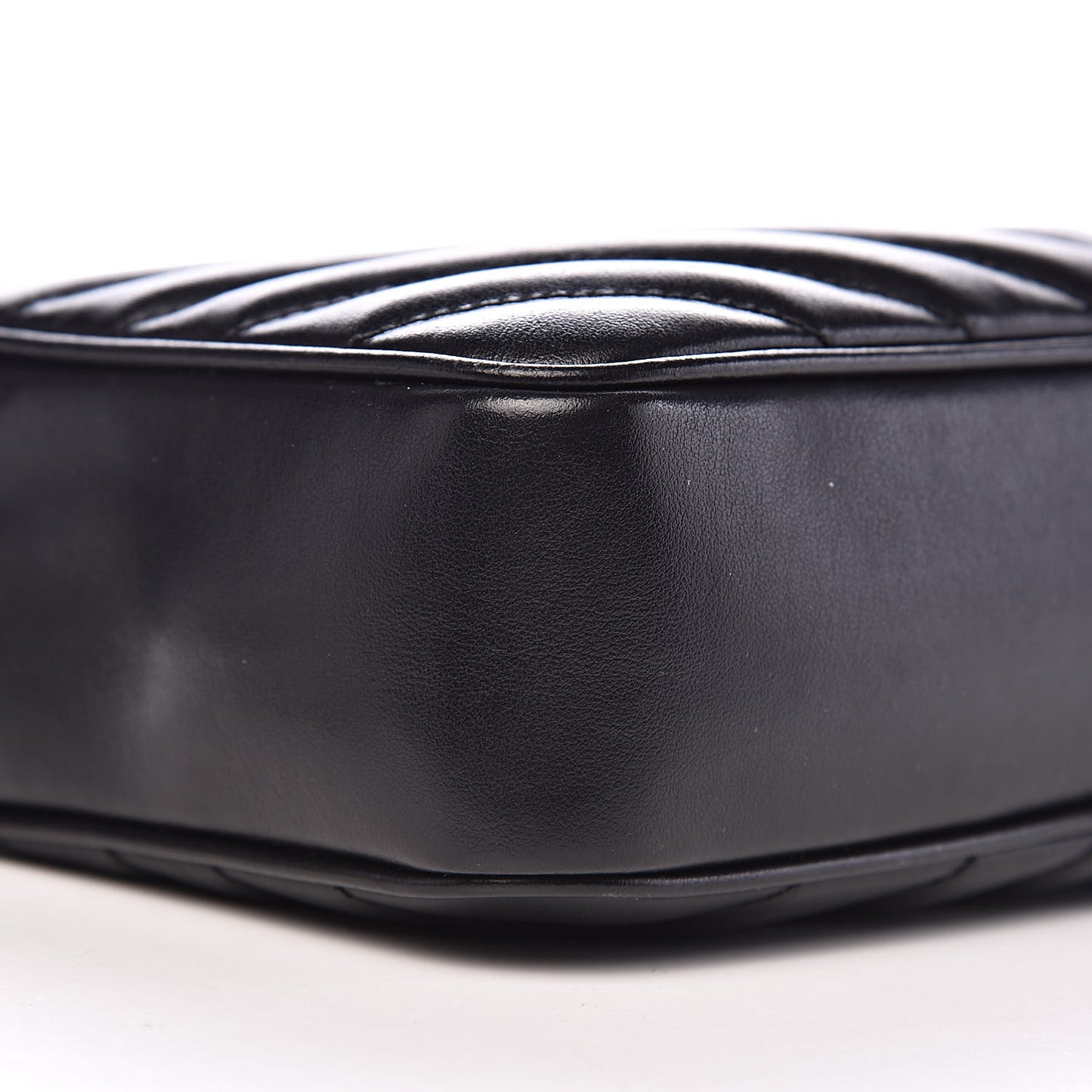 Calfskin Matelasse Monogram Lou Camera Bag Black