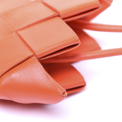 Bottega Veneta Nappa Intrecciato Mini Pouch Crossbody Orange 11 of 12