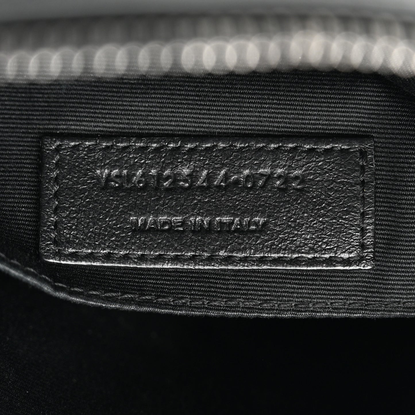 Calfskin Matelasse Monogram Monochrome Lou Camera Bag Black