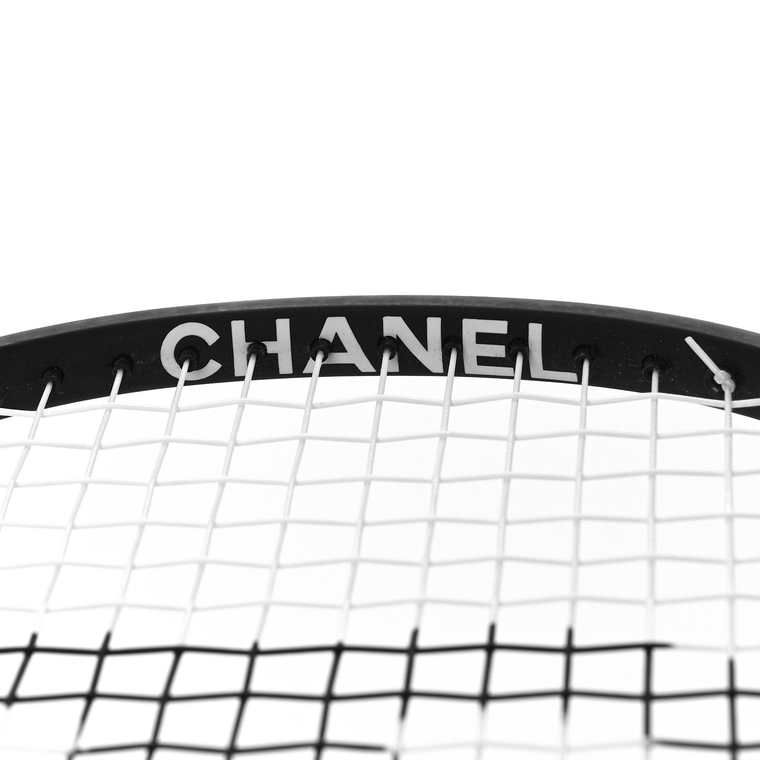 Chanel Badminton Racquet and Nylon Quilted Cover Set Black 6 of 18