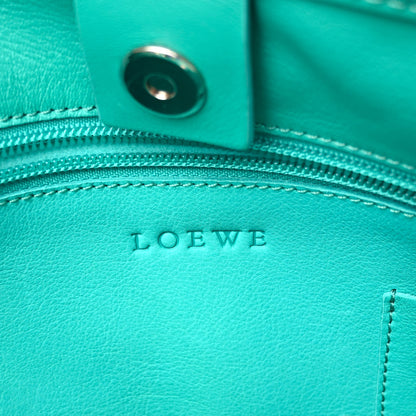 Loewe Suede Calfskin Amazona Turquoise 6 of 10