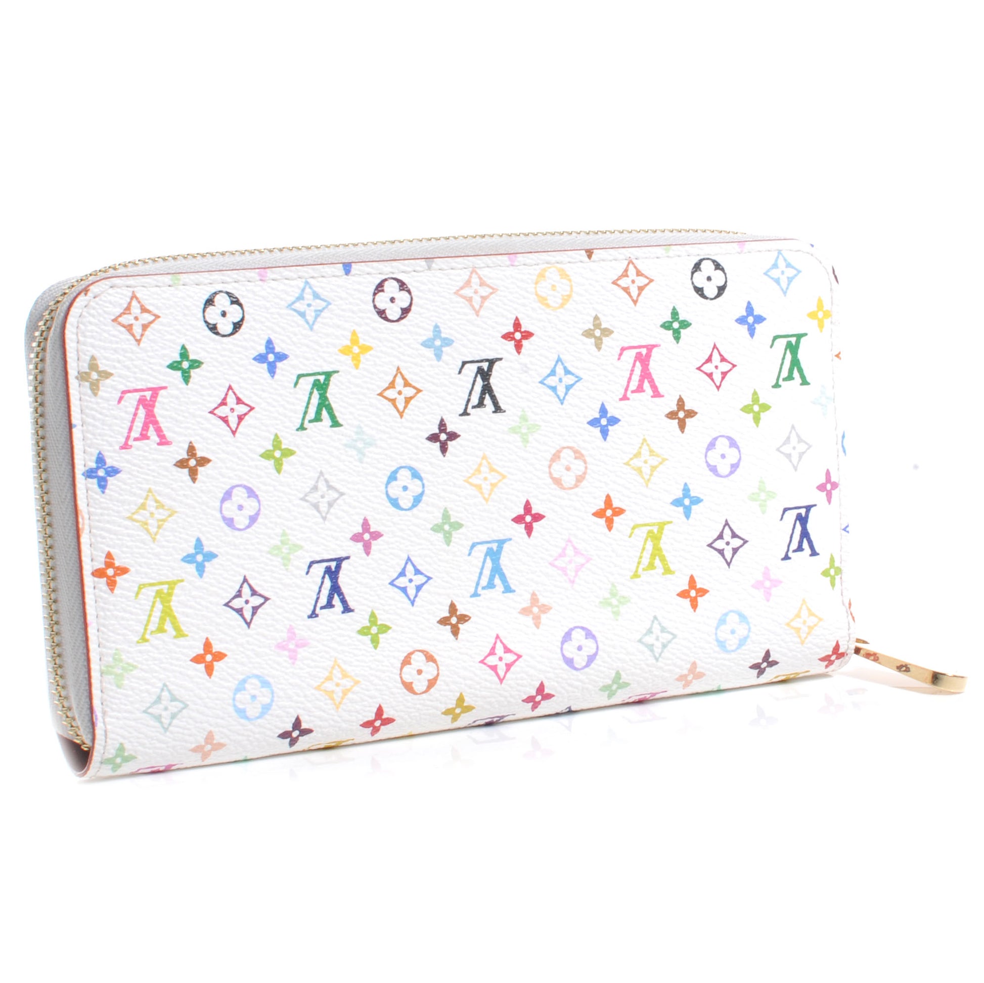Louis Vuitton Monogram Multicolor Zippy Wallet White 3 of 7