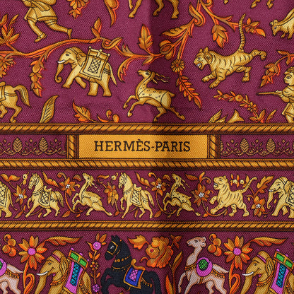 Hermes Silk Chasse en Inde Scarf 90 3 of 6