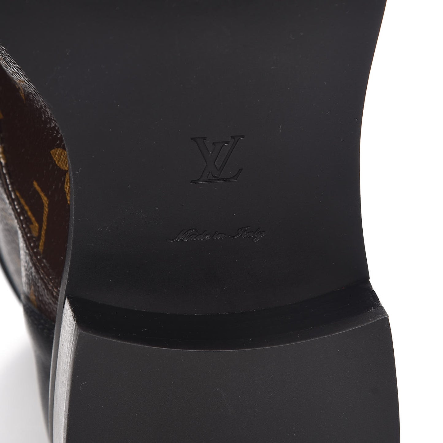 Calfskin Monogram Wonderland Flat Ranger Boots 39 Black