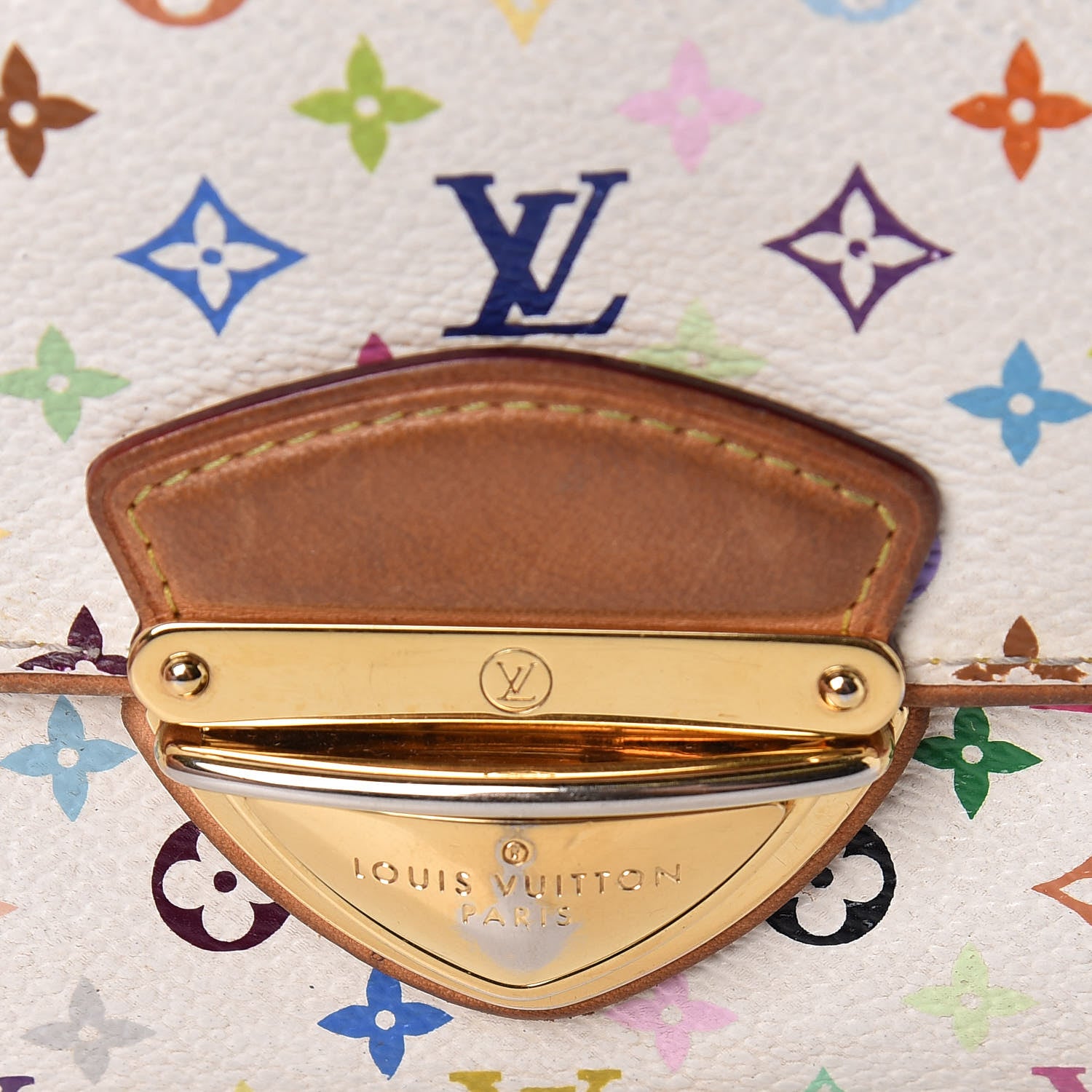 Louis Vuitton Monogram Multicolor Eugenie Wallet White 15 of 22
