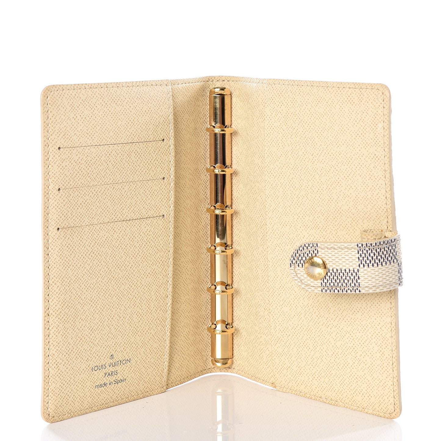 Damier Azur Small Ring Agenda Cover