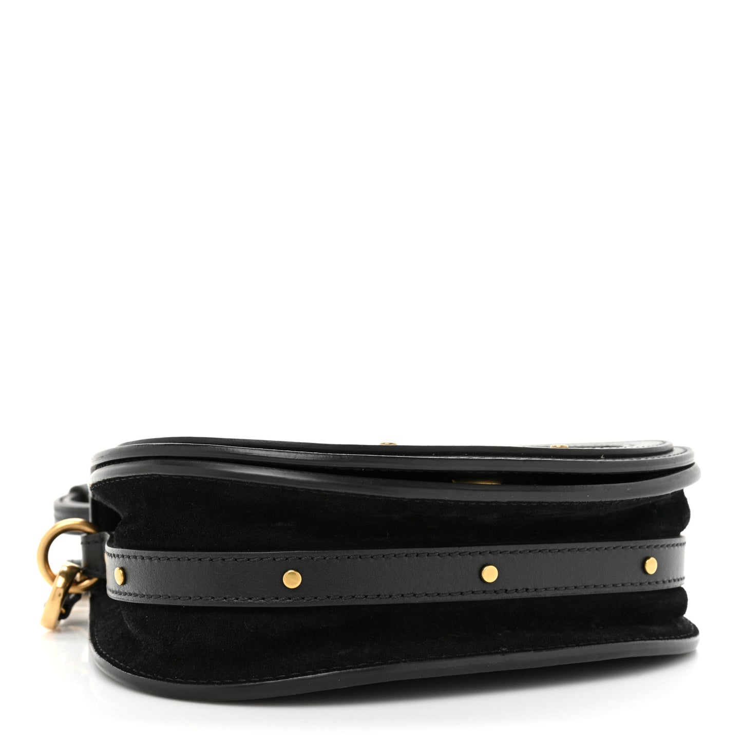 Calfskin Small Nile Bracelet Bag Black