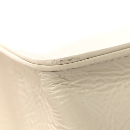 Chanel Shiny Aged Calfskin Shopping Bag White 15 of 19