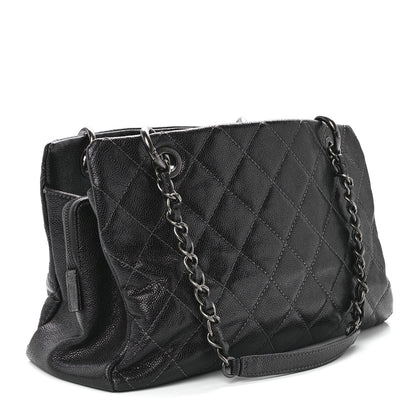 Chanel Iridescent Caviar Quilted Chic Shopping Tote 3 of 11