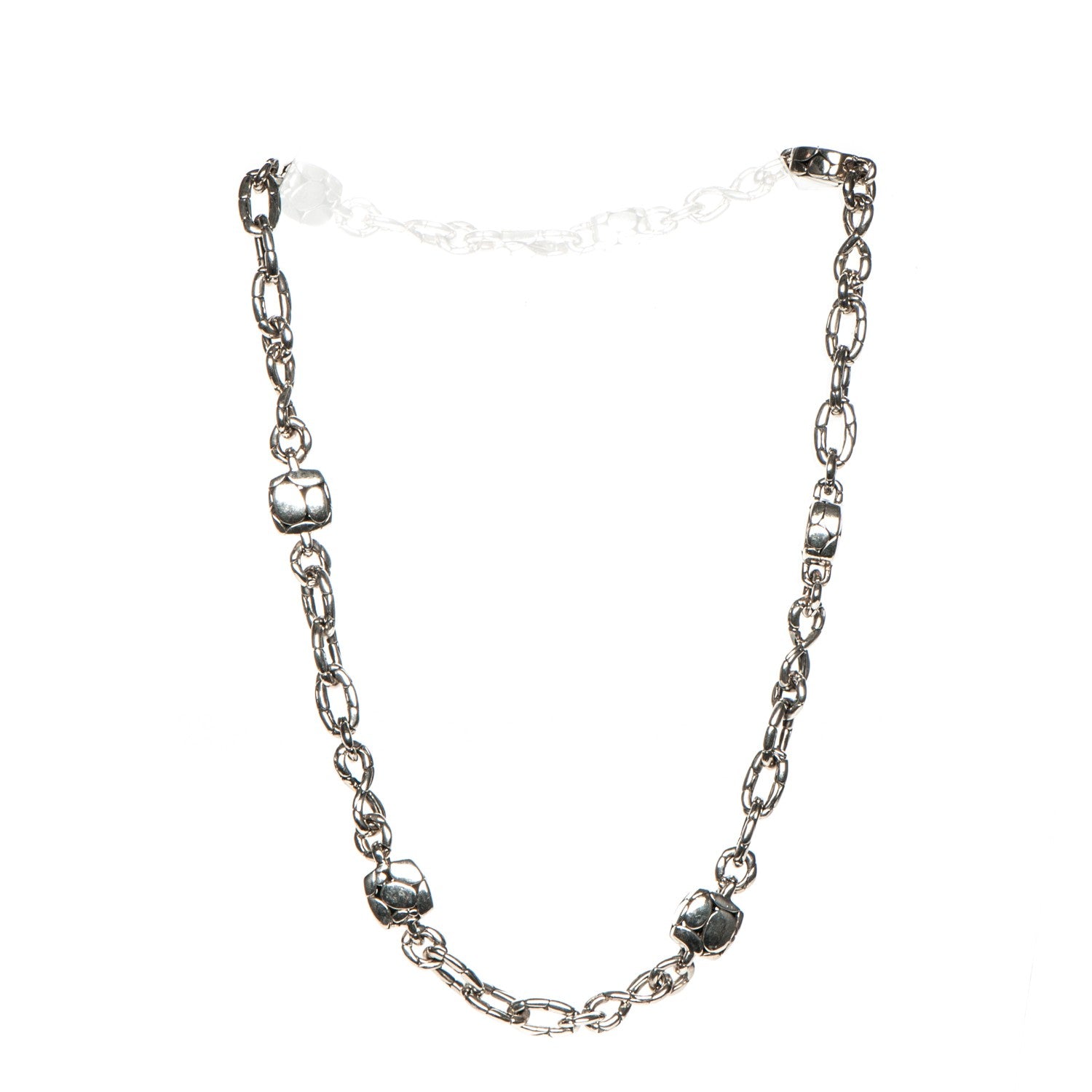 John Hardy Sterling Silver Kali Square Station Sautoir Necklace 5 of 5