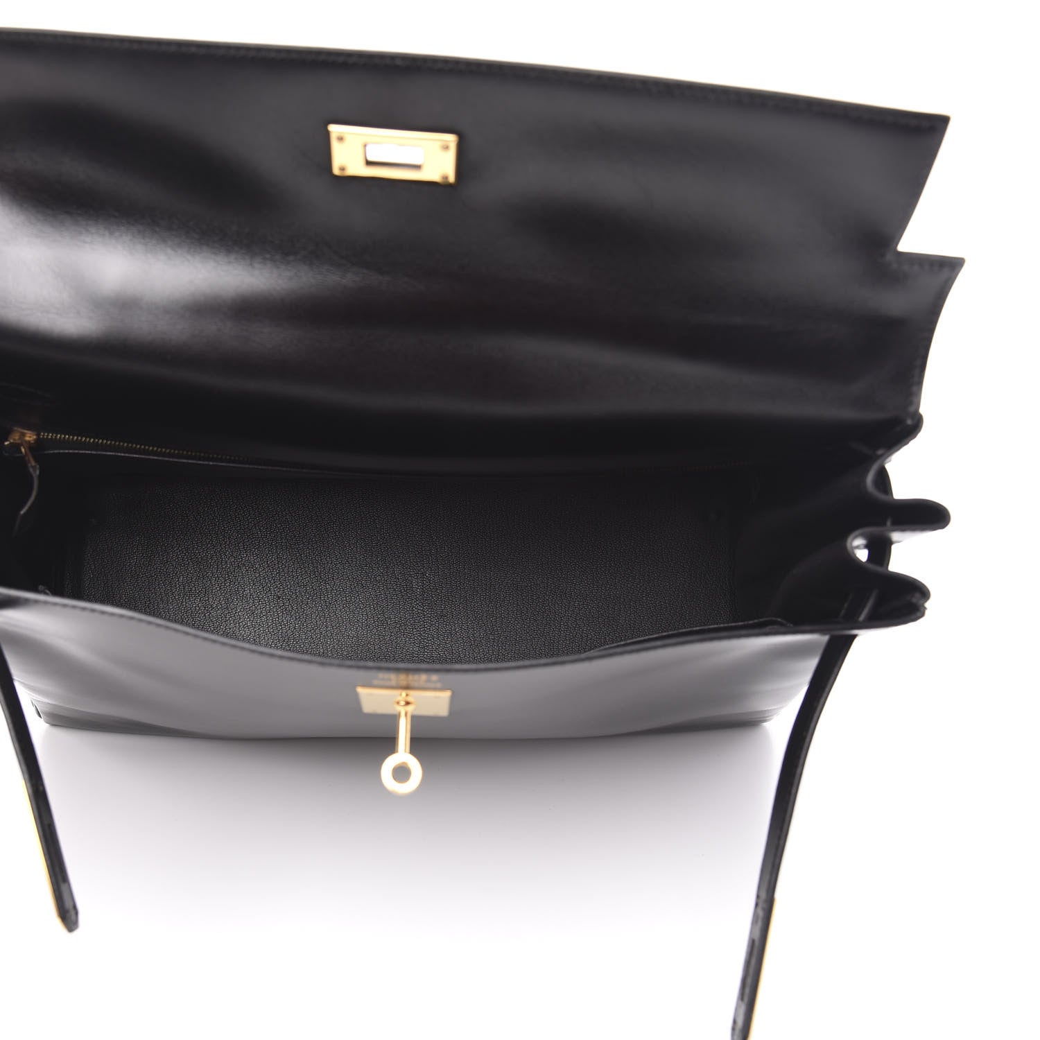 Hermes Box Kelly Retourne 35 Black 5 of 11