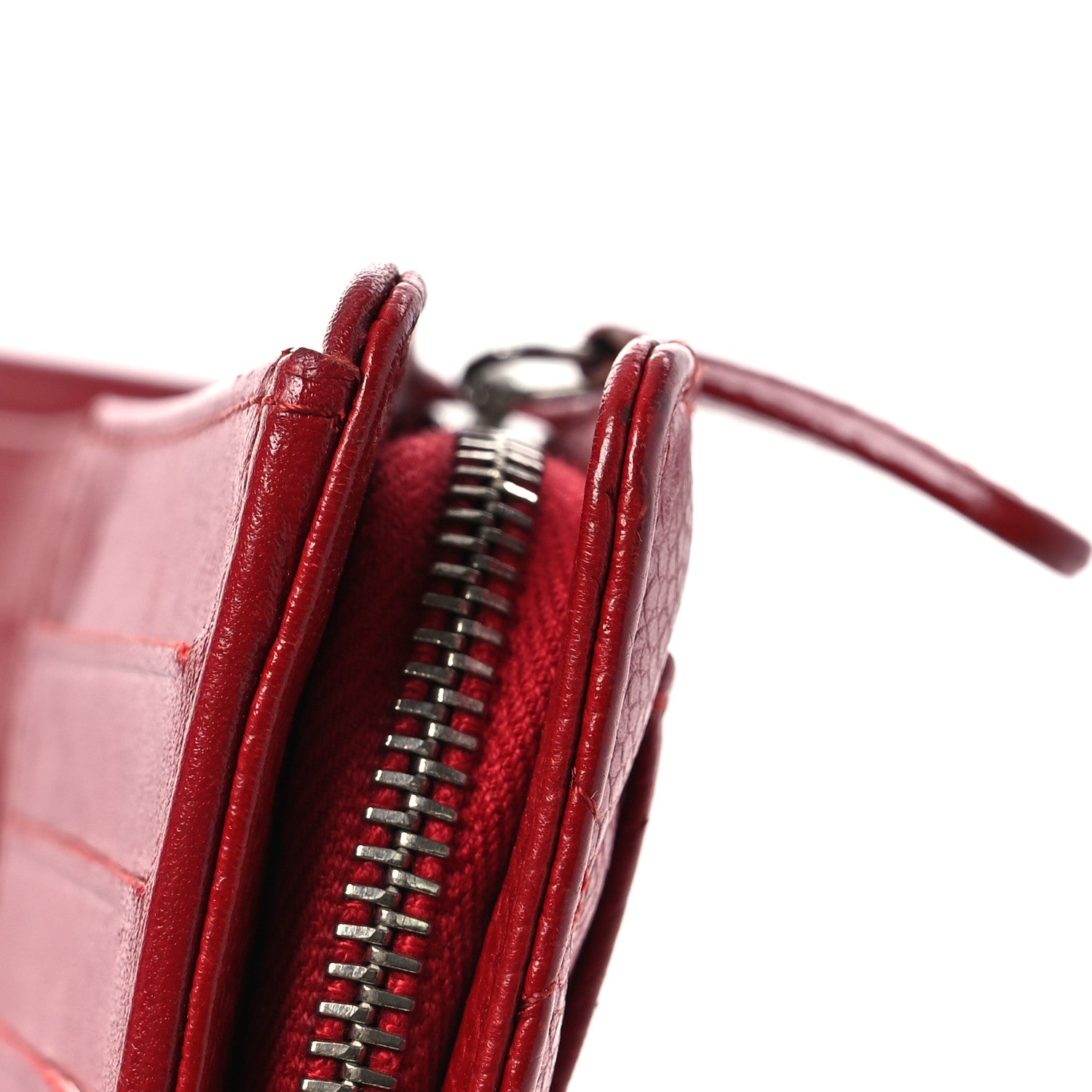 Chanel Caviar Quilted CC French Wallet Red 12 of 14