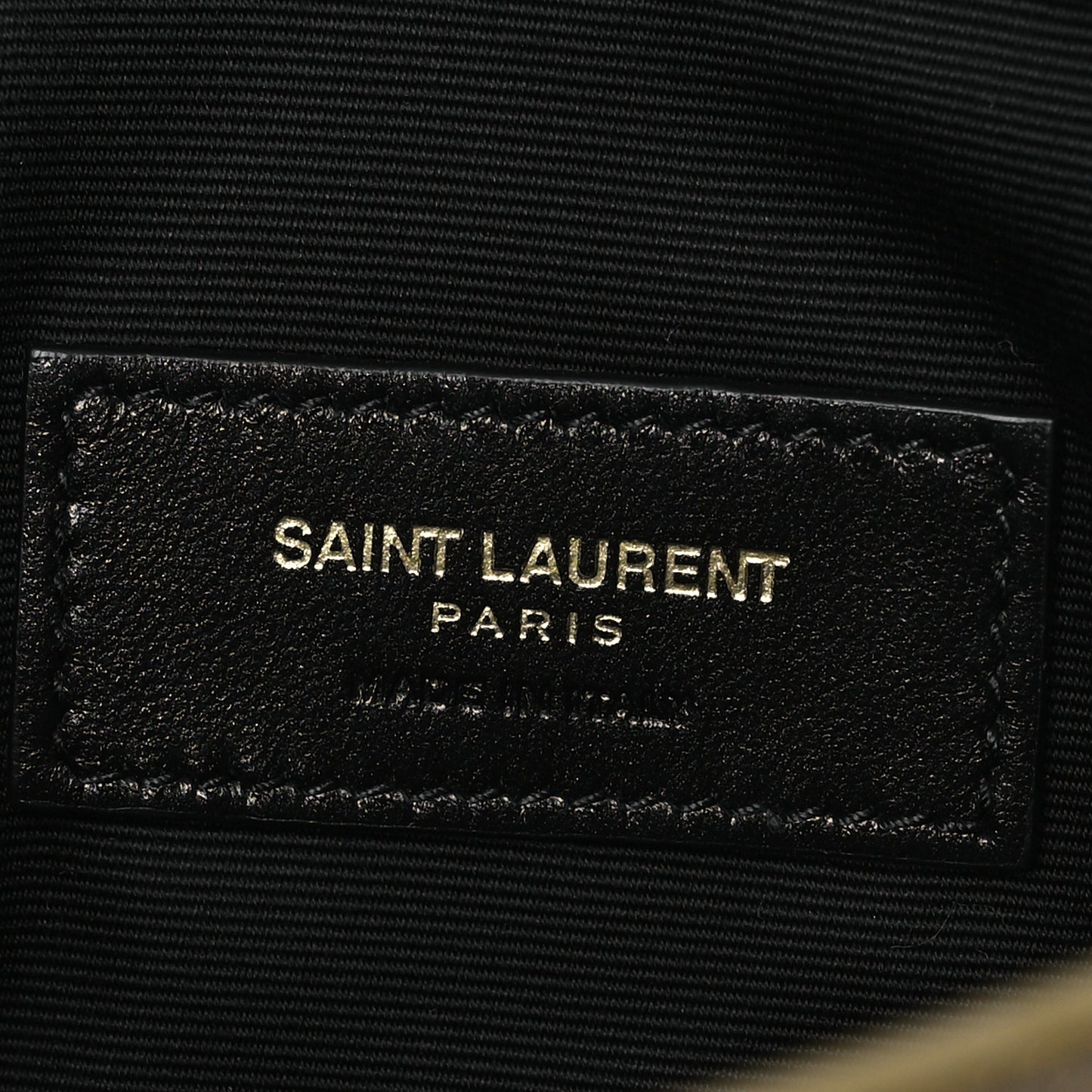 Metallic Karung Uptown Monogram Pouch  Gold Military