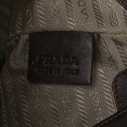 Prada Jacquard Logo Tote Corda Moro 6 of 20