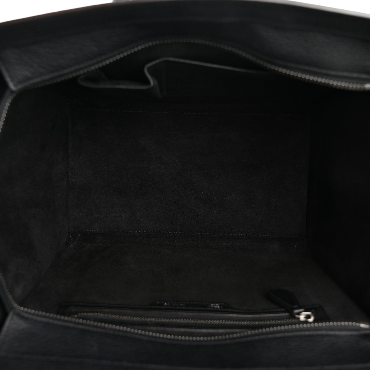 Celine Drummed Calfskin Mini Luggage Black 12 of 37