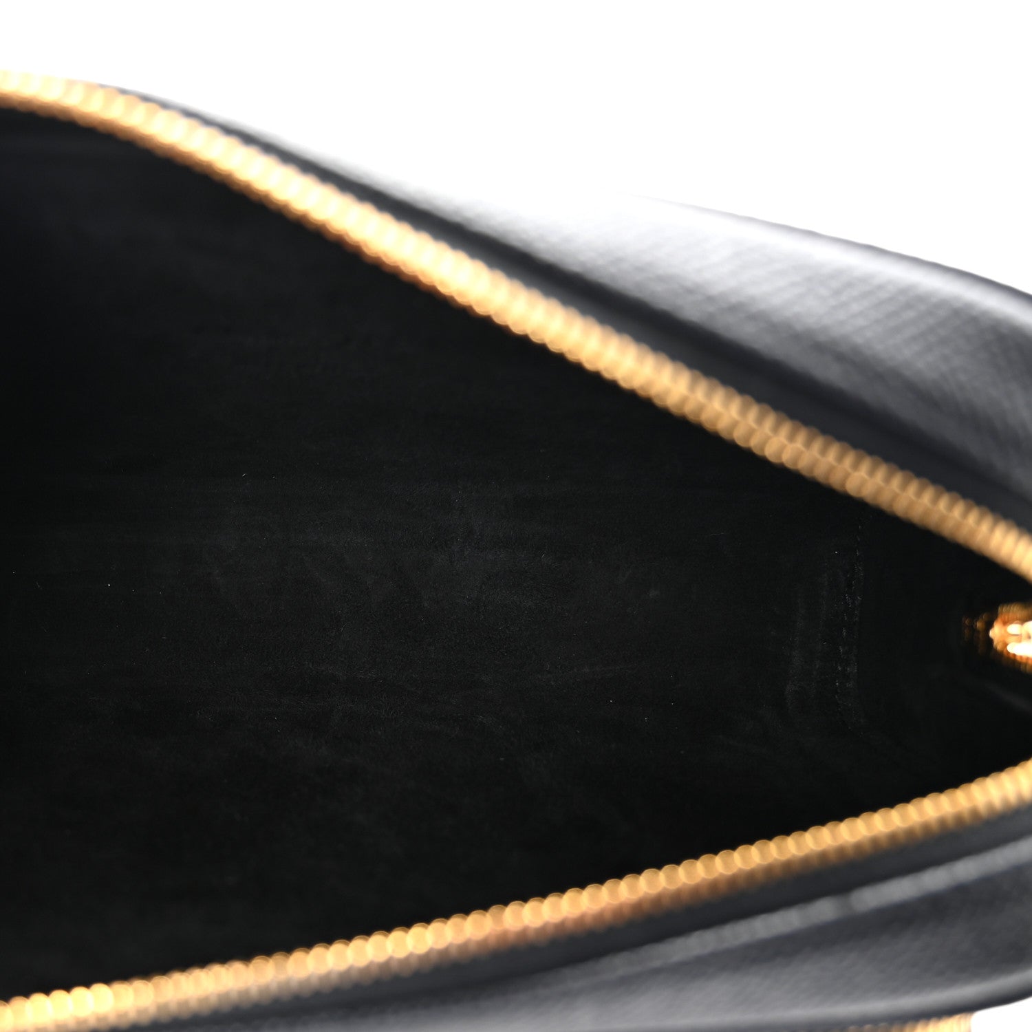 Christian Dior Grained Calfskin Caro Double Pouch Black 5 of 9