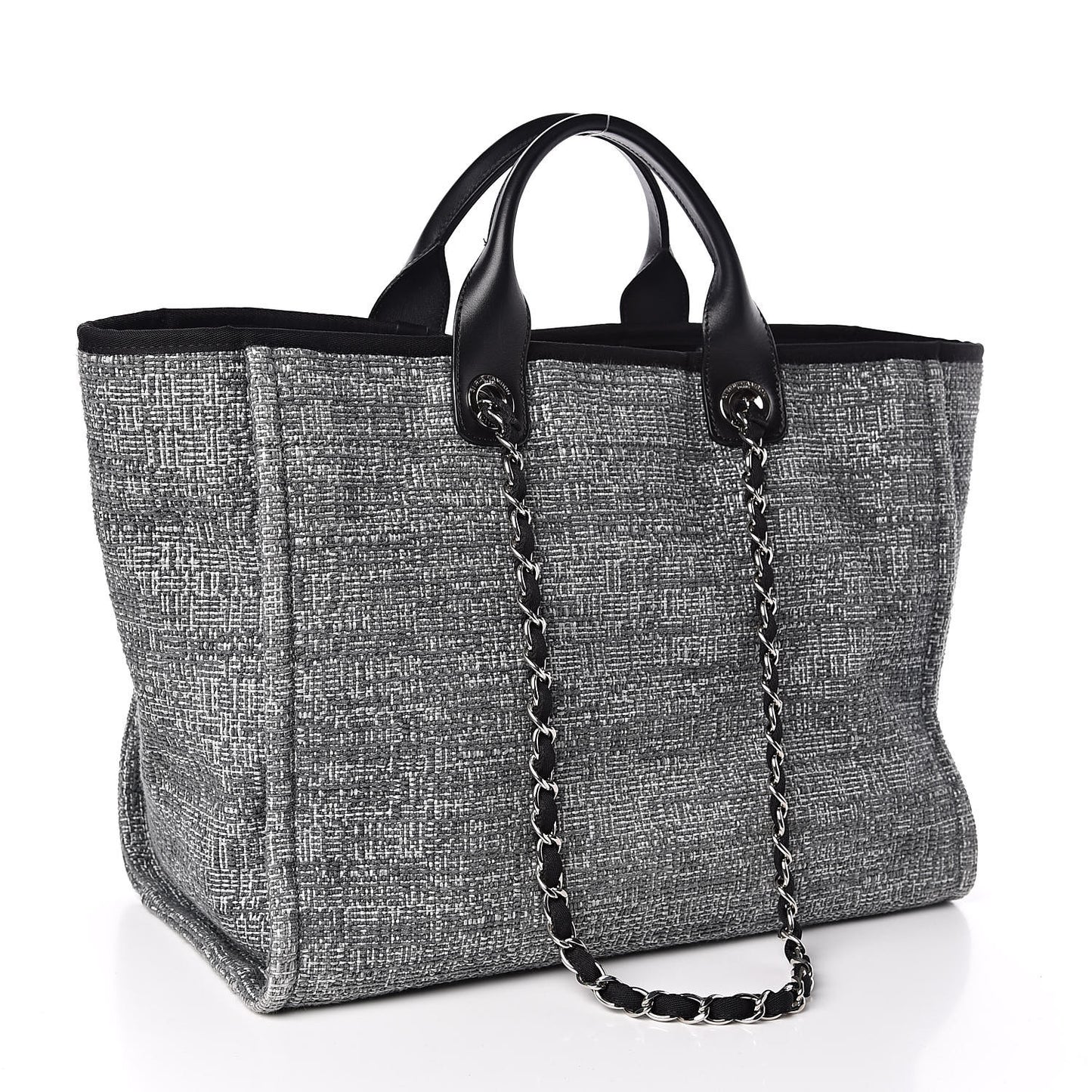 Canvas Medium Deauville Tote Charcoal
