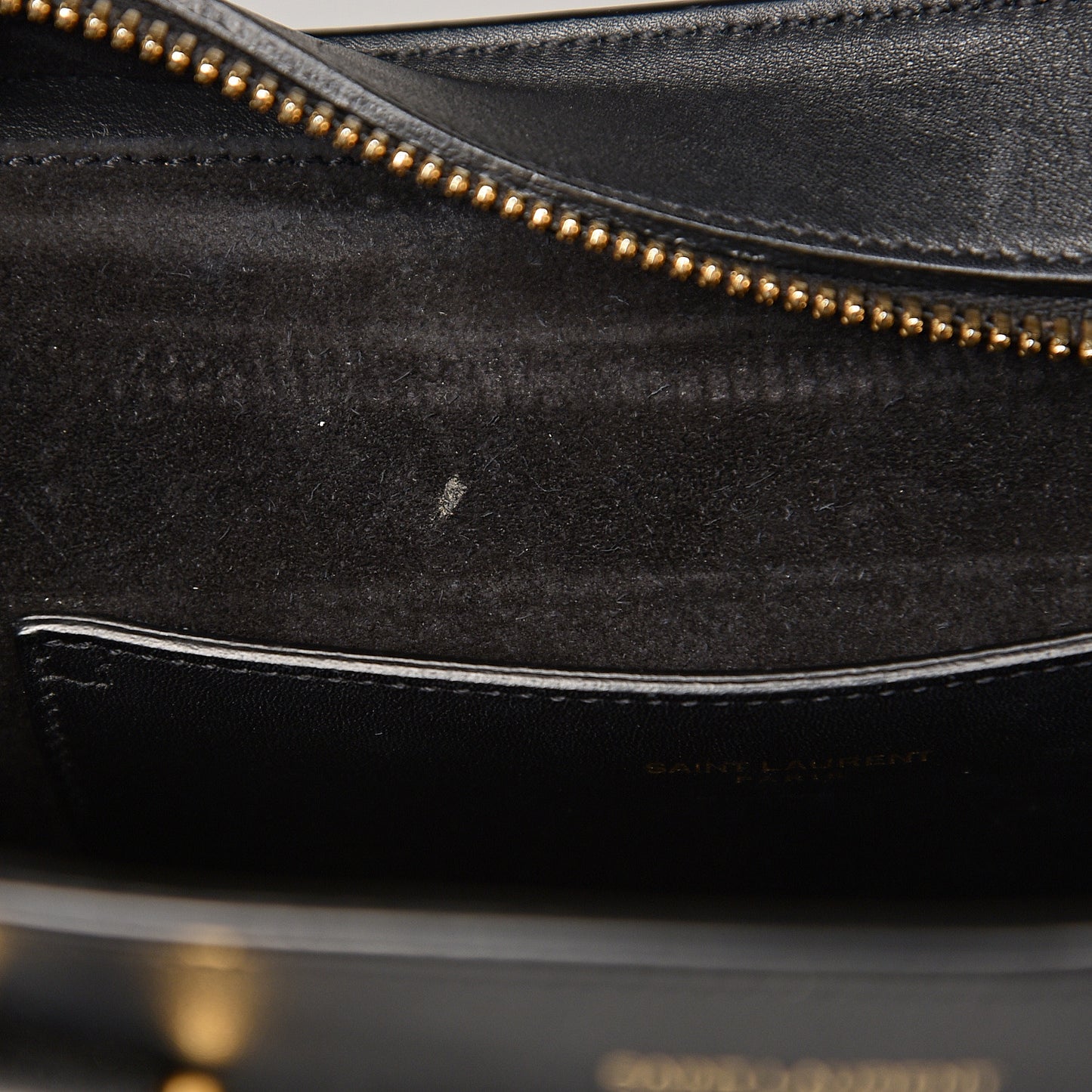 Calfskin Monogram Baby Cabas Black