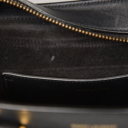 Saint Laurent Calfskin Monogram Baby Cabas Black 7 of 15