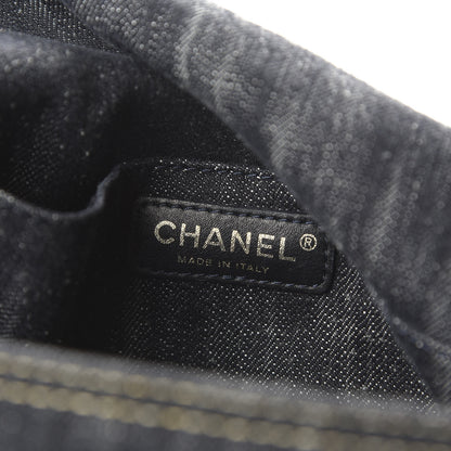 Chanel Denim CC Messenger Bag Blue 8 of 10