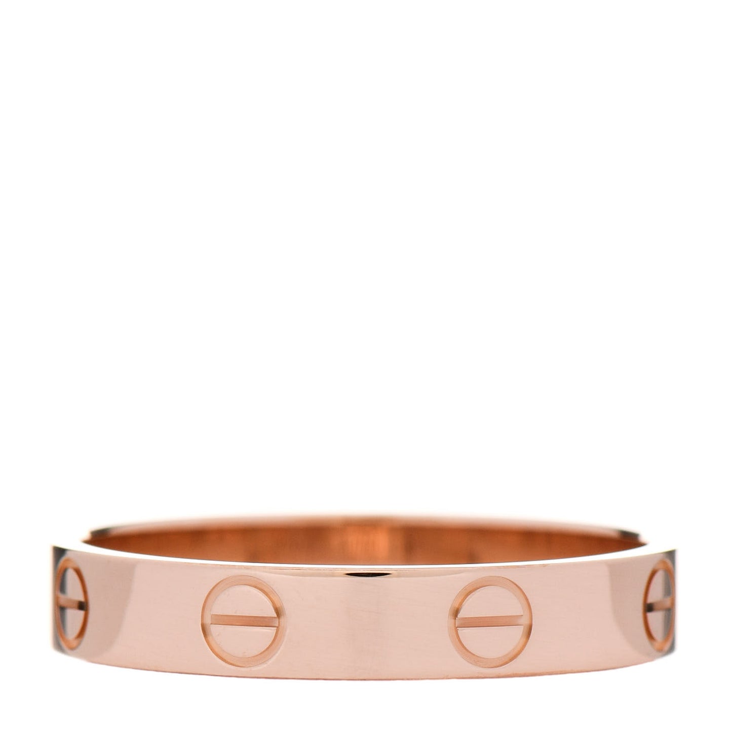 18K Pink Gold 3.5mm LOVE Wedding Band Ring 57 8