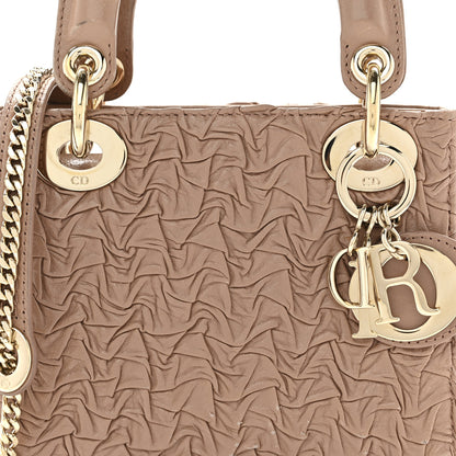 Christian Dior Lambskin Gathered Mini Lady Dior Fard 8 of 10