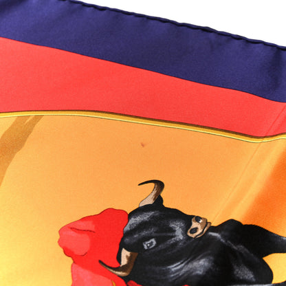 Hermes Silk Plaza De Toros Scarf 90 8 of 9