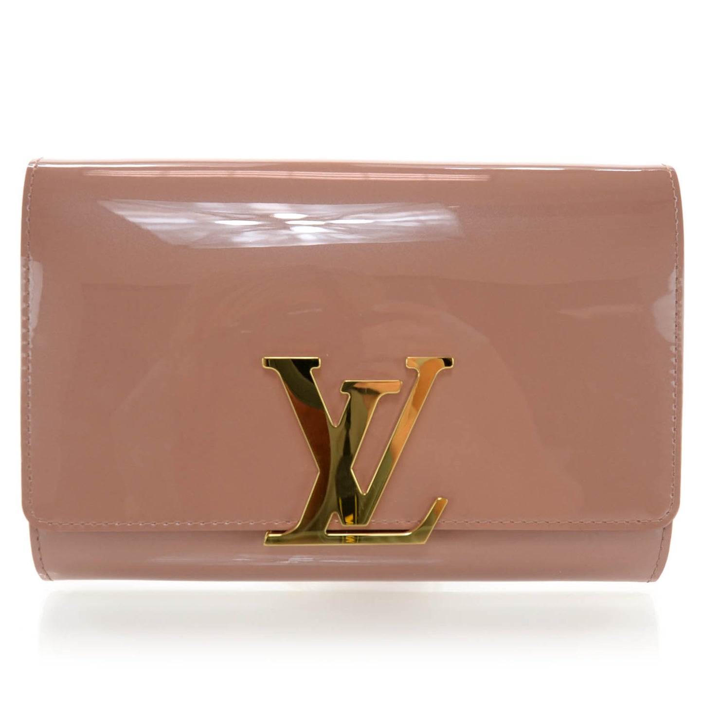 Patent Louise New Sobe Clutch Rose Velours