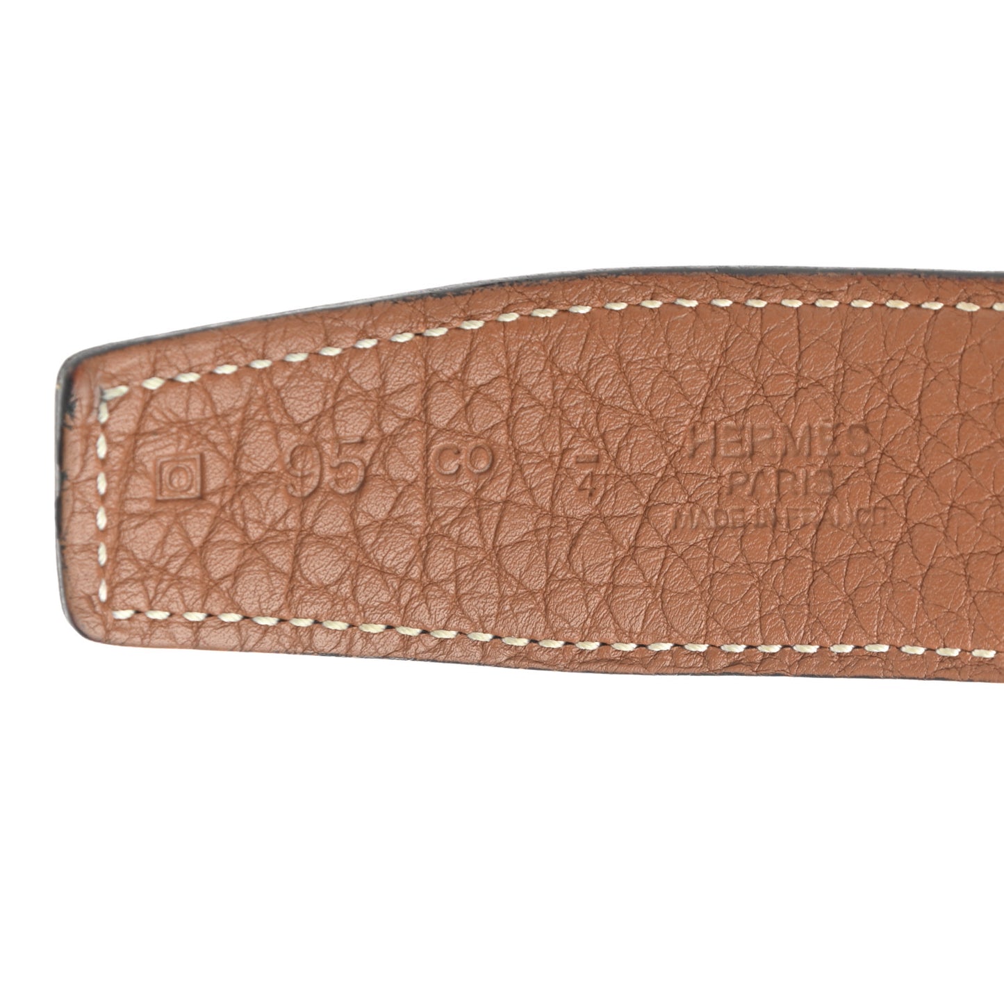 Box Togo 32mm Belt Strap 95 Black Gold