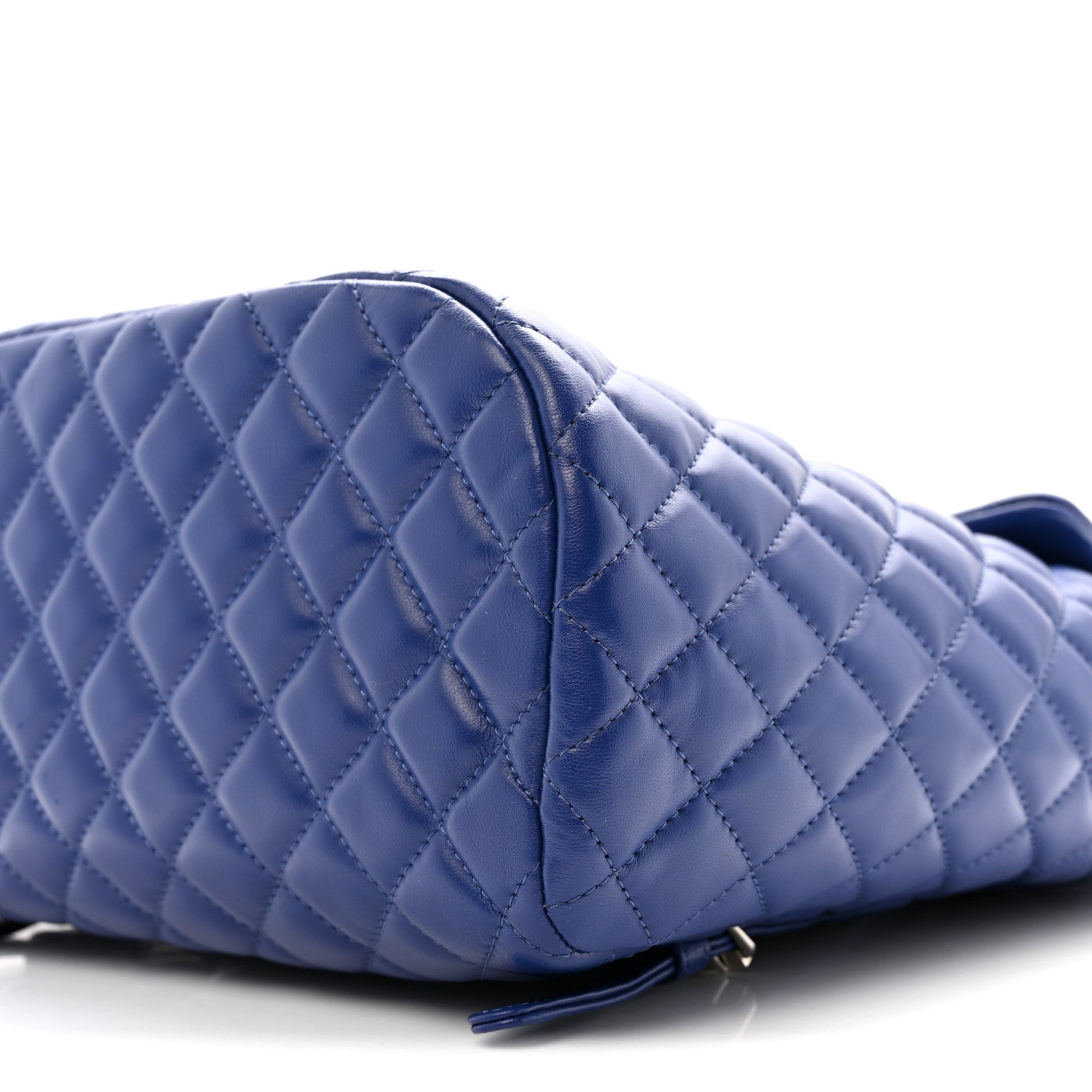 Chanel Lambskin Quilted Large Urban Spirit Backpack Blue 10 of 15