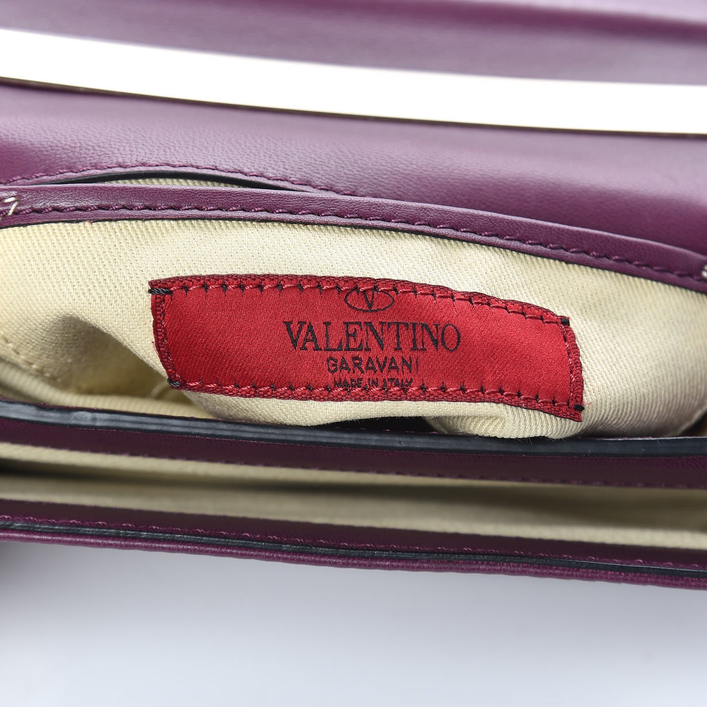 Nappa Mini Va Va Voom Shoulder Bag Aubergine