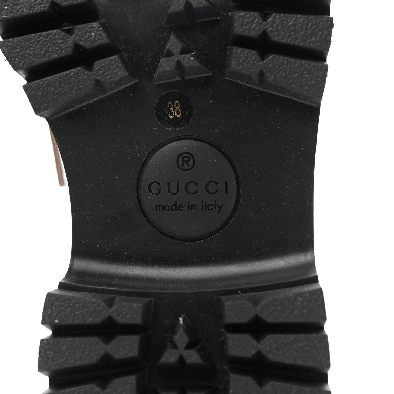 Gucci Mini Diamond Storm Silk Calfskin Womens Harald Horsebit 25mm Platform Loafers 38 Silver 6 of 9