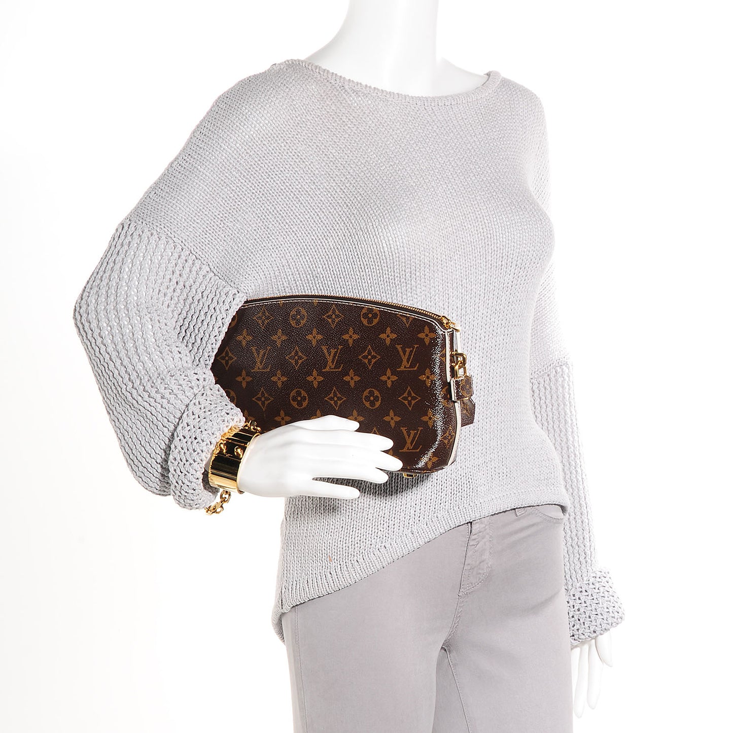 Monogram Fetish Lockit Clutch