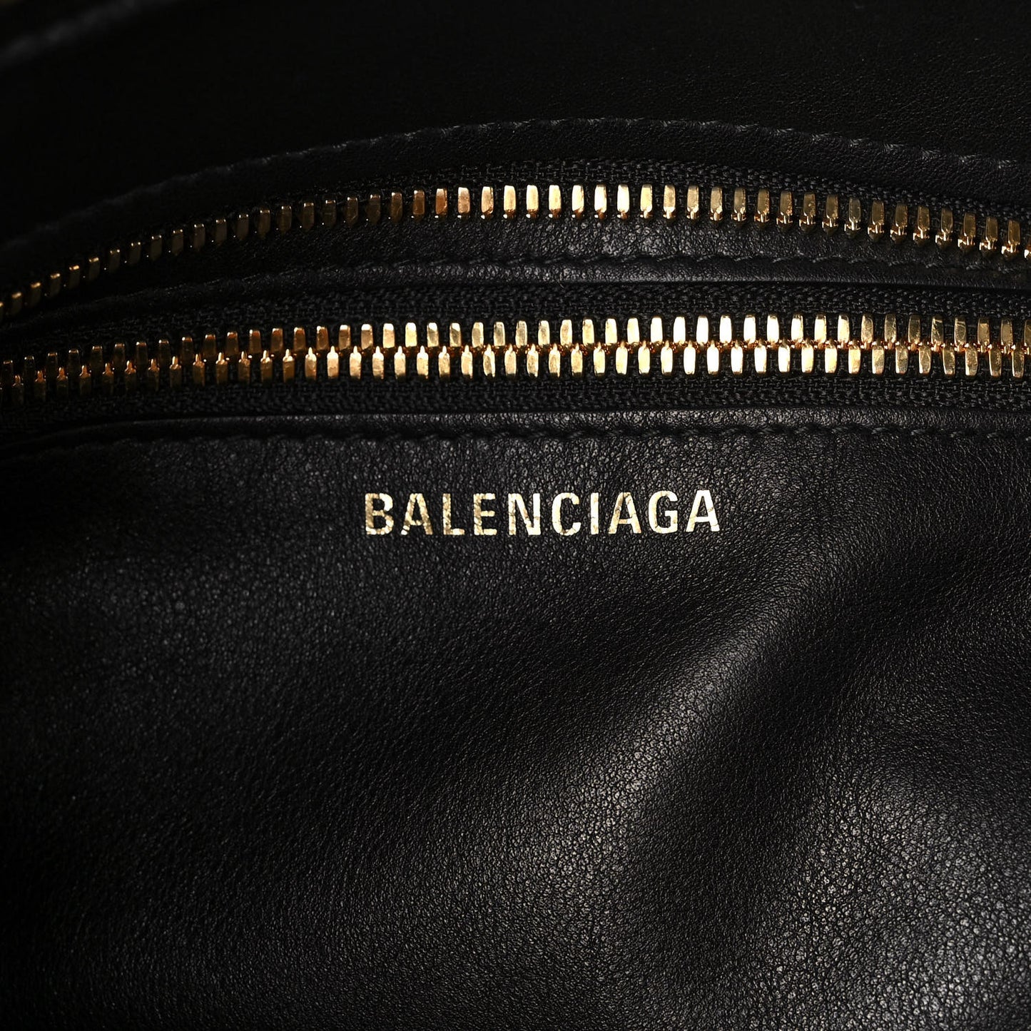 Calfskin XS Fringe Laundry Cabas Black
