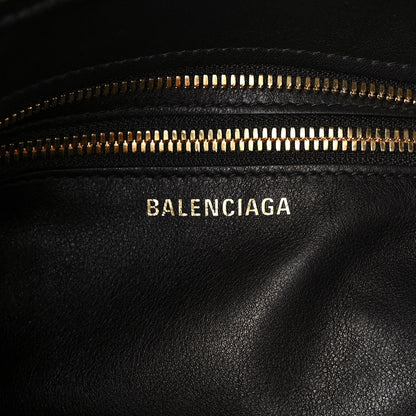 Balenciaga Calfskin XS Fringe Laundry Cabas Black 6 of 14