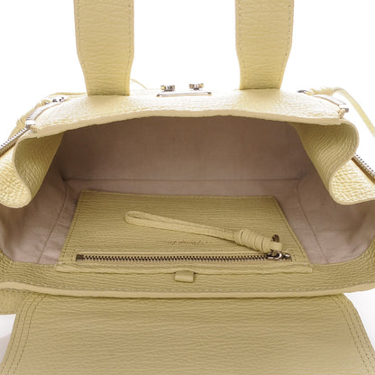 3.1 Phillip Lim 3.1 Textured Calfskin Mini Pashli Satchel Citron 5 of 7
