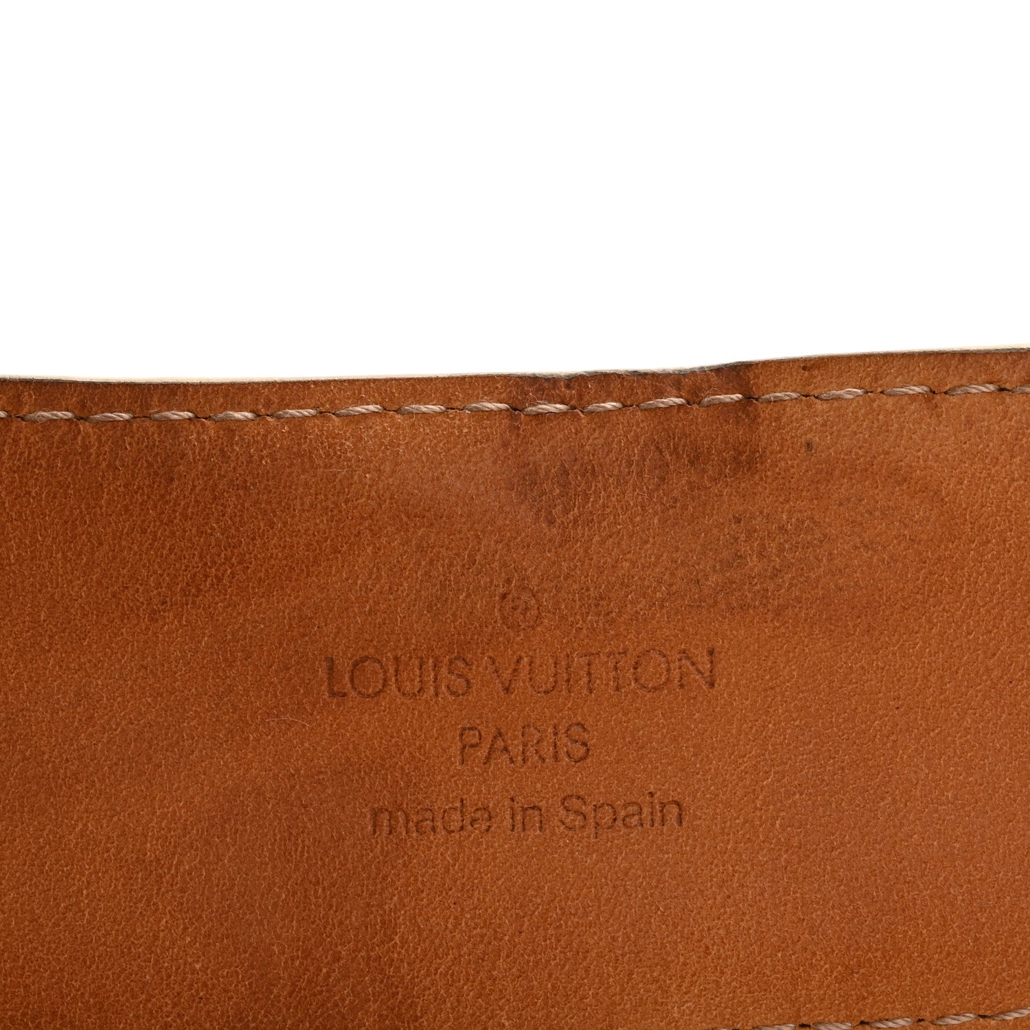 Louis Vuitton Damier Azur LV Initiales Belt 90 36 5 of 9