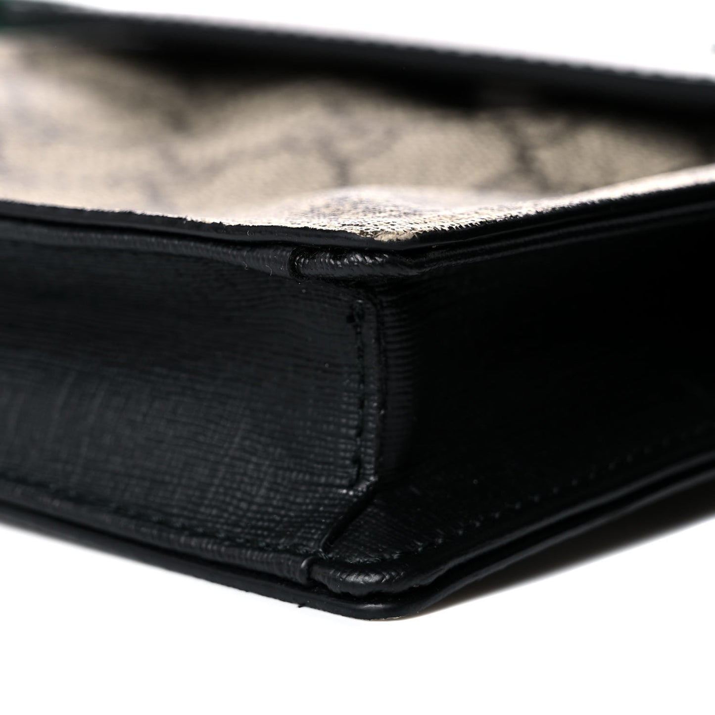 GG Supreme Monogram Web Belt Bag Black