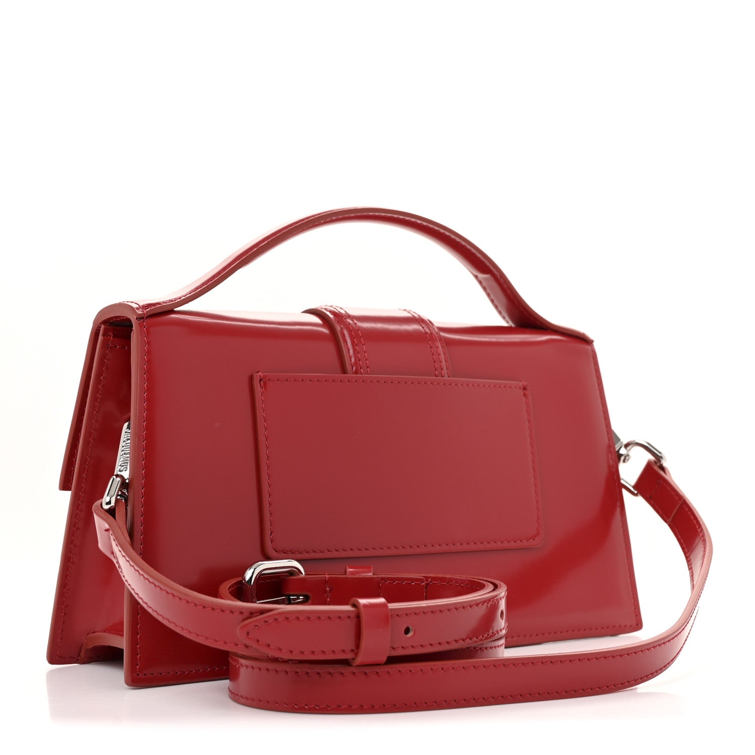 Jacquemus Glazed Calfskin Le Grand Bambino Red 3 of 13