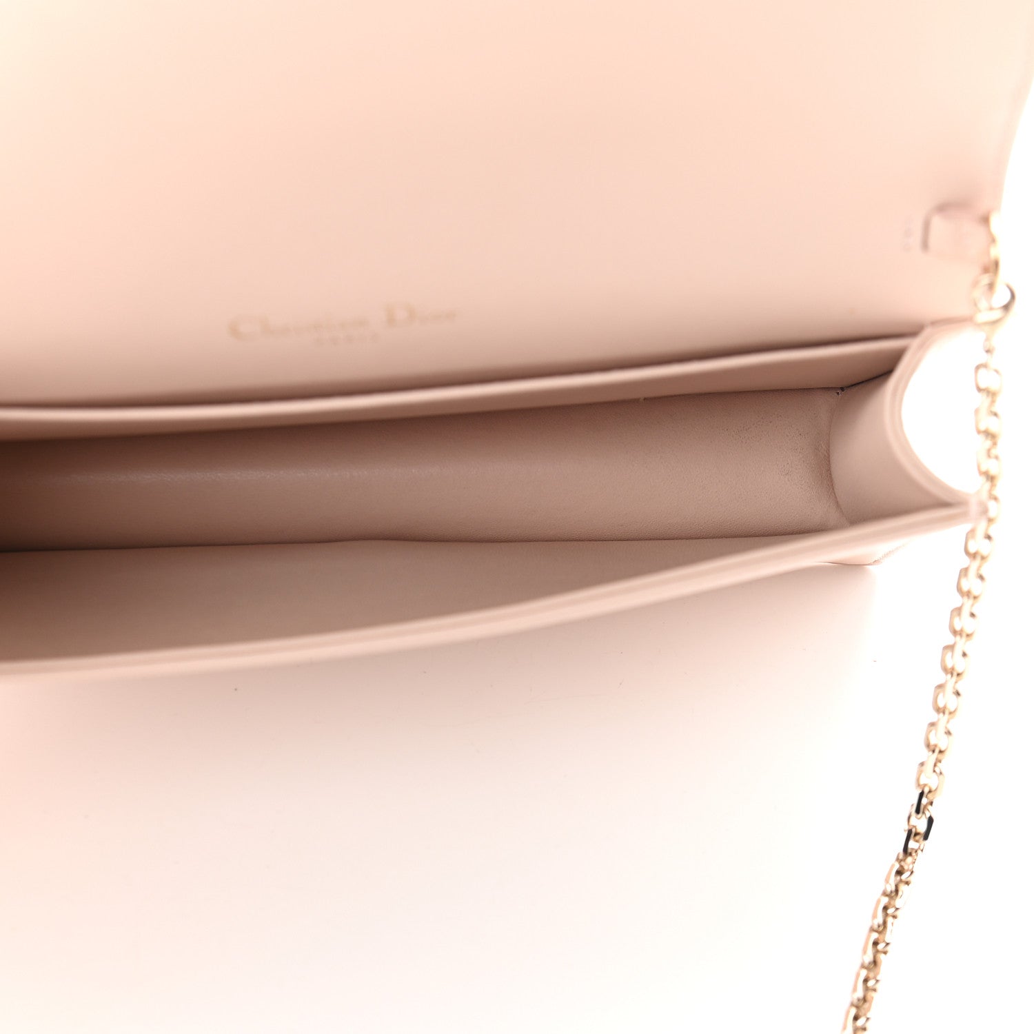 Christian Dior Lambskin Cannage Lady Dior Convertible Clutch Pink 8 of 10