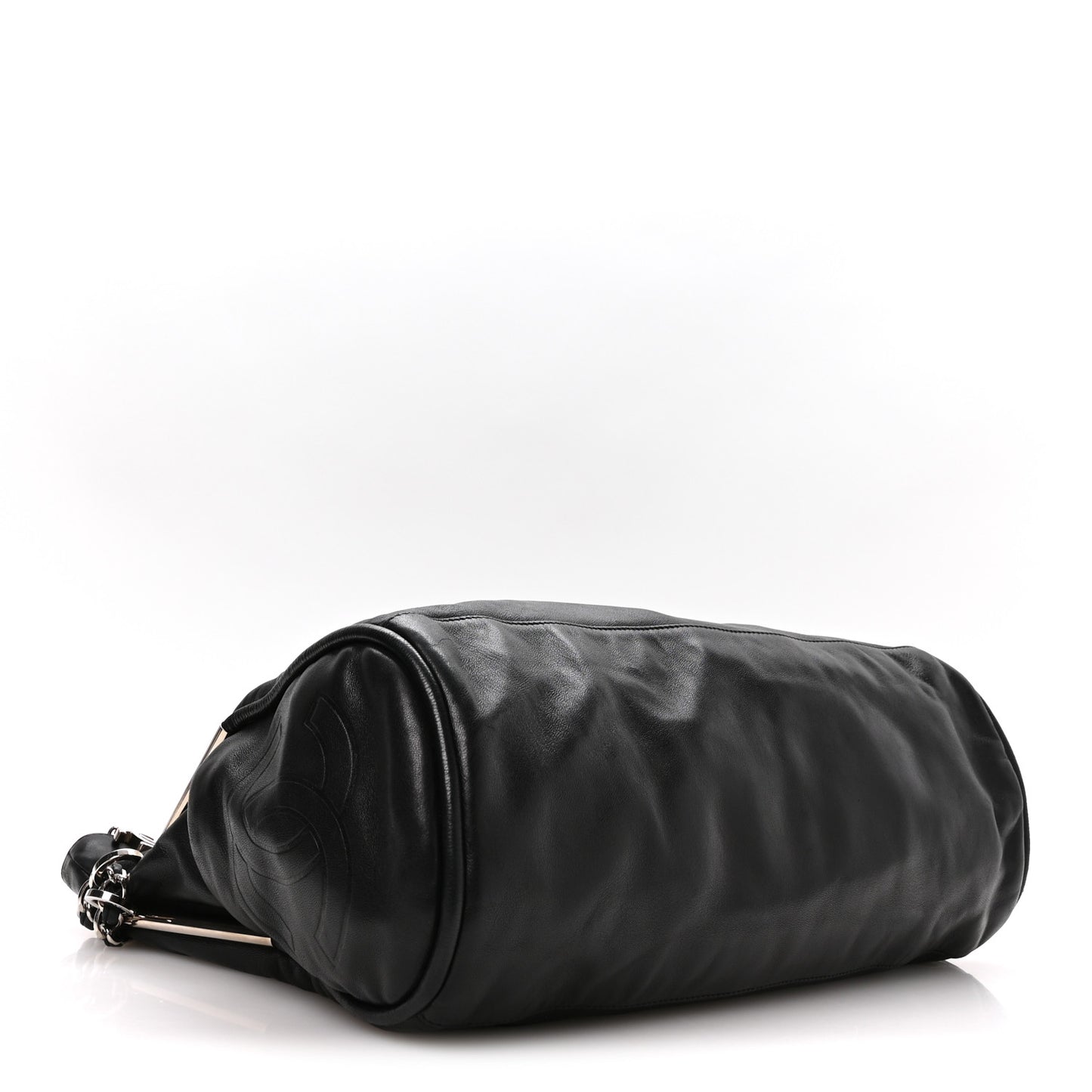Lambskin Large Ultimate Soft Tote Black