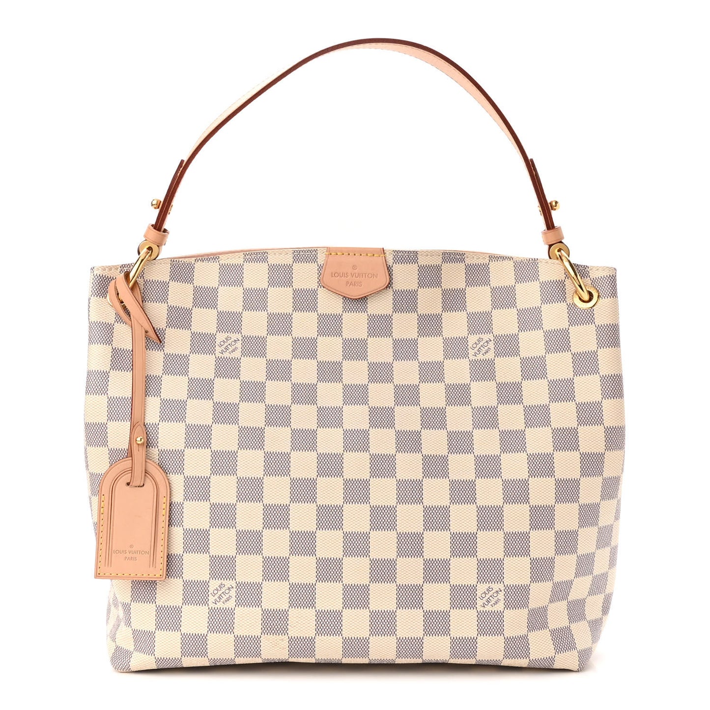 Damier Azur Graceful PM Rose Ballerine
