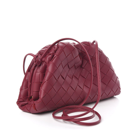 Bottega Veneta Nappa Intrecciato The Mini Pouch Amaranto 3 of 9