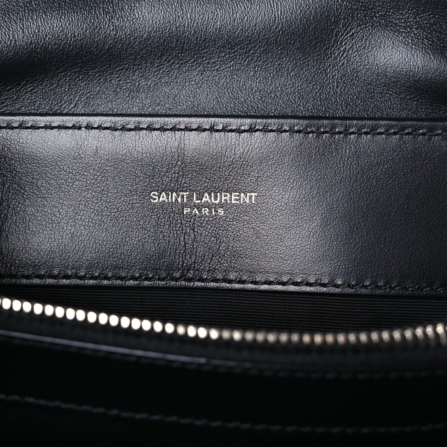 Saint Laurent Calfskin Y Quilted Monogram Medium Loulou Chain Satchel Black 6 of 11