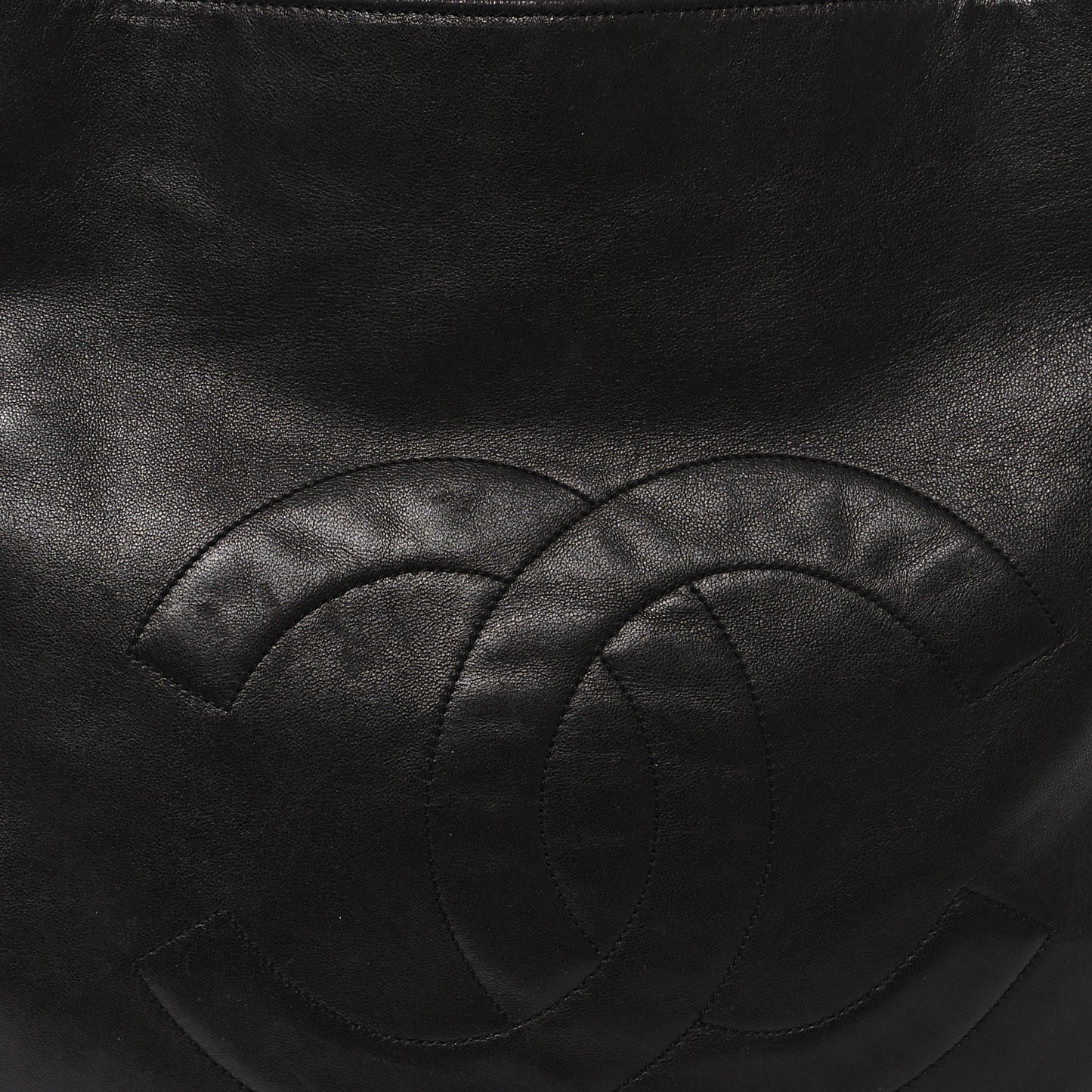 Lambskin CC Shoulder Bag Brown