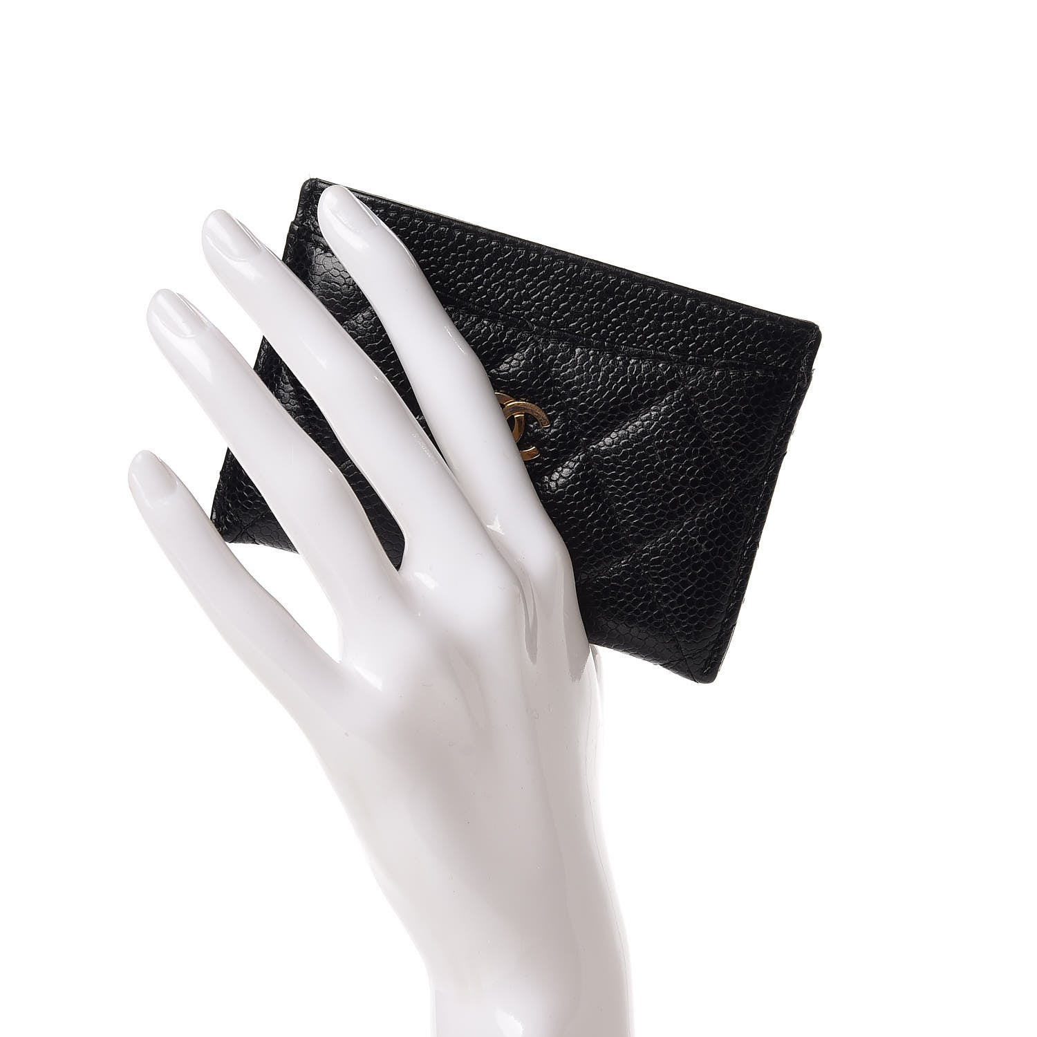 Chanel Caviar Quilted Card Holder Black 2 of 9