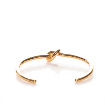 Celine Extra Thin Knot Bracelet Medium Rose Gold 3 of 4
