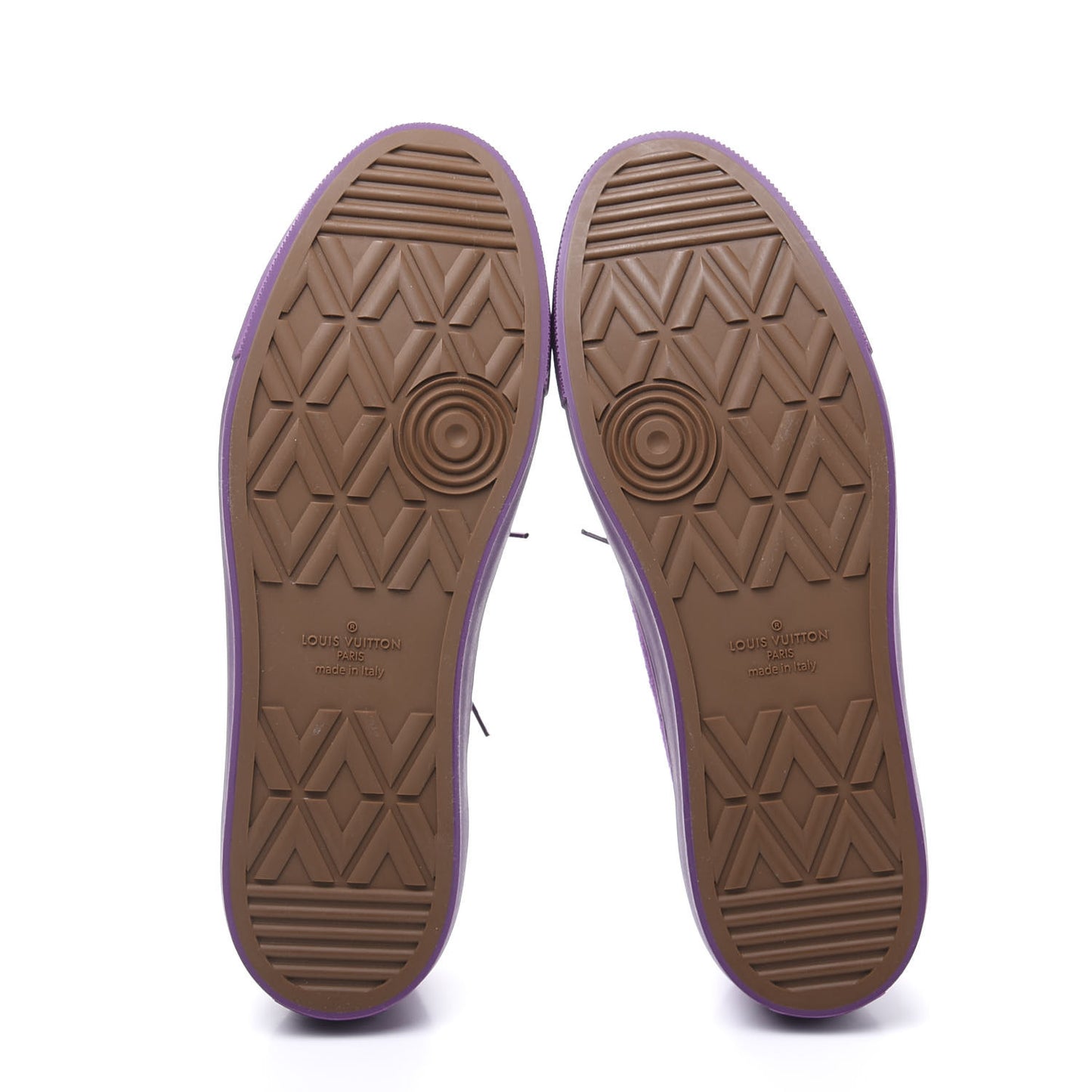 Canvas Monogram Mens Tattoo Sneakers 10.5 Violet
