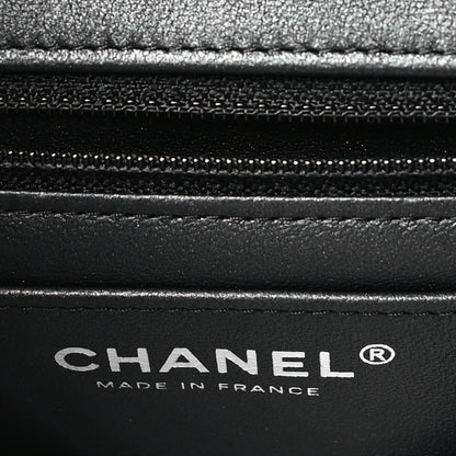Chanel Lambskin Quilted Mini Rectangular Flap So Black 6 of 11